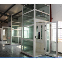 luxury panoramic glass indoor small machine room elevator,villa elevator,elevator for home,cheap price from China manufacturer